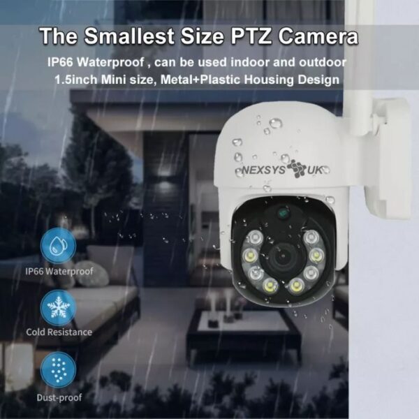 N20 Smart Home Outdoor Color View WiFi Mini PTZ Camera 2K - Image 2