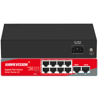 Hawkvision 8 Port Full Gigabit PoE Switch