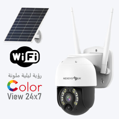 Solar WiFi Outdoor Color View Mini PTZ Camera 2K