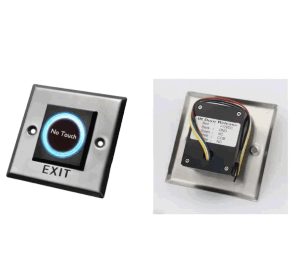 Hawkvision No Touch Infrared Sensor Exit Push Button with Remote - Image 2